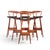 Rosengren Hansen for Brande Møbelfabrik Mid Century Teak Barstools - Set of 4 This barstool measures: 14 wide x 16 deep x...