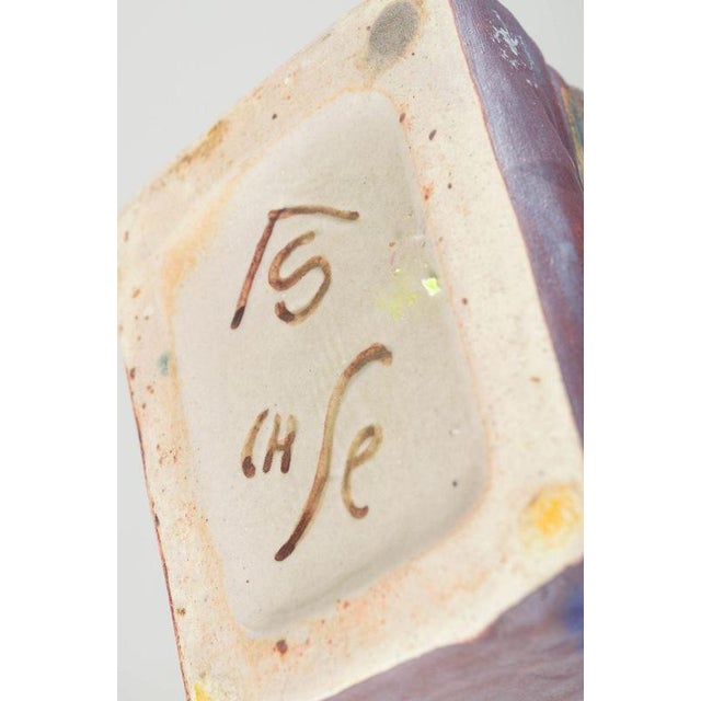 Carl-Harry Stålhane Modern Vase with Experimental Glaze by Carl-Harry Stålhane for Designhuset, 1970s For Sale - Image 4 of 5