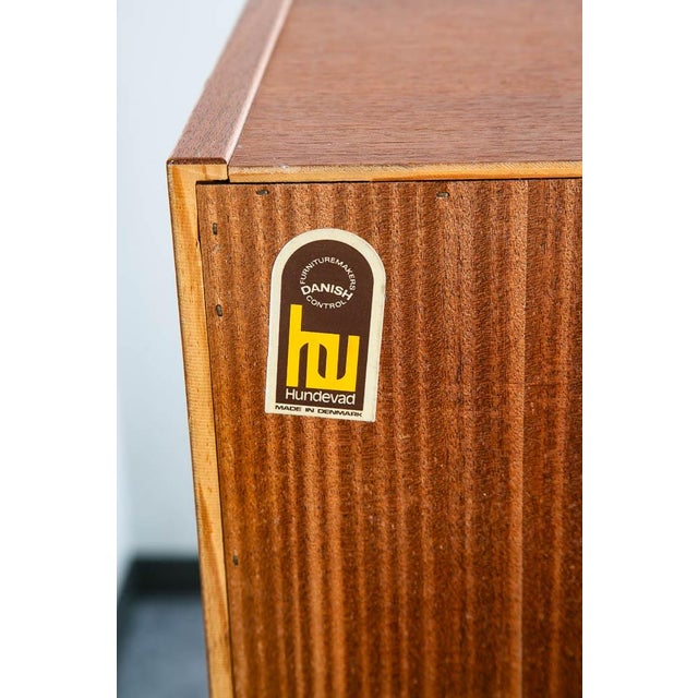 1960s 1960s Mid Century Danish Modern Book Shelf Shelving Cabinet Poul Hundevad MCM Compact For Sale - Image 5 of 12