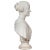 American Marble Bust Sculpture of Classical Woman by Joseph Mozier Ca. 1851 For Sale - Image 6 of 12