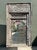 Mid-Century Modern Vintage Carved Wood Distressed Arch Mirror For Sale - Image 3 of 12