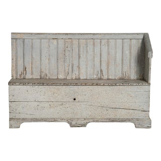 Early 20th Century Antique French Church Pew For Sale