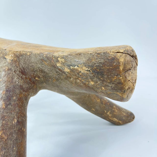 Brown Early 20th Century Dinka Stool For Sale - Image 8 of 8