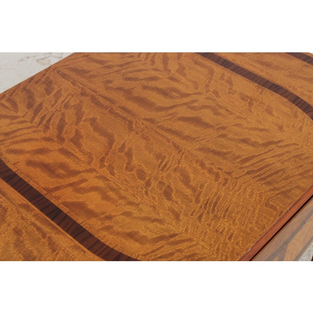 Vintage English Satinwood Inlaid Pembroke Table For Sale - Image 14 of 17
