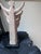An exceptional piece of collectible, retired vintage Judaica, this is a large Hanukkah menorah sculpture manufactured by...