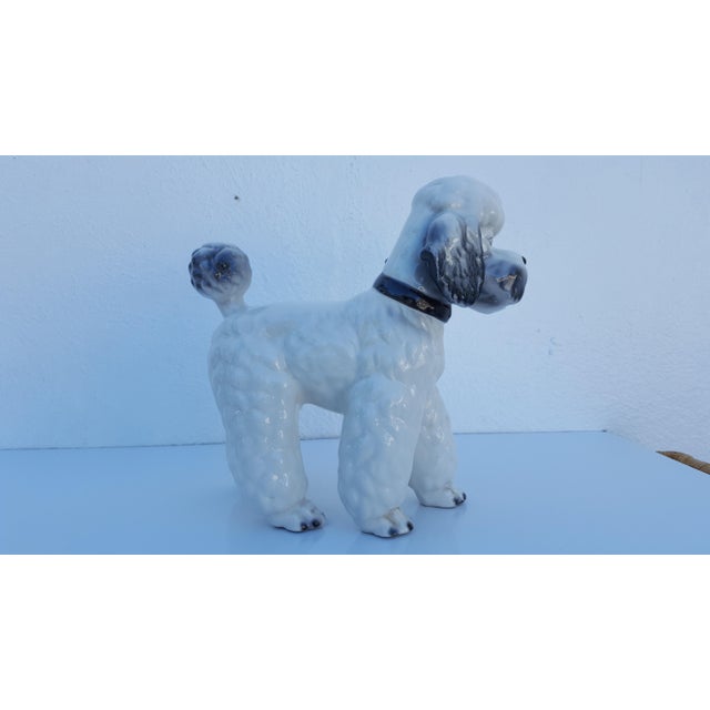 Italian Decorative Ceramic Poodle Figurine Chairish