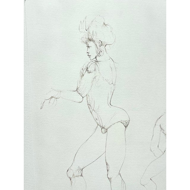 Rare print handsigned by surrealist artist Leonor Fini, inscreasingly esteemed with the movement of rediscovering art by...