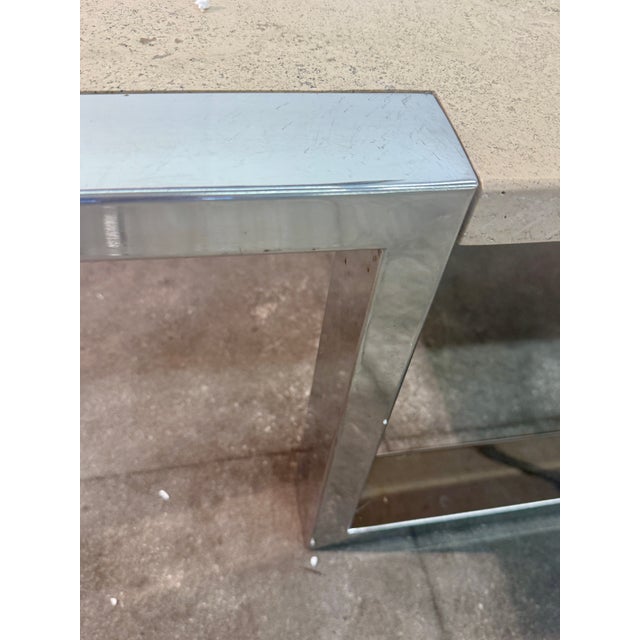 1970s Romeo Rega for Adriana Asti Marble and Chrome Coffee Table, 1970s For Sale - Image 5 of 7