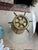 Nautical Antique Brass Ship Wheel For Sale - Image 3 of 3