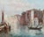 This is a beautiful oil on canvas painting of the view of the Mocenigo Palace in Venice with views to the Basilica di San...