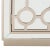 Wood 2 Door Chest in Champagne & Nickel & Mirror For Sale - Image 7 of 10