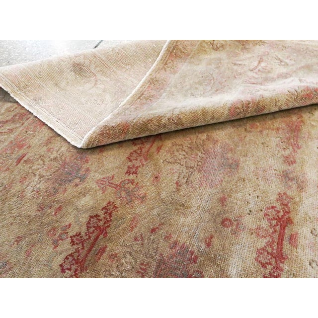 Galerie Shabab Collection Early 20th Century Indian Lahore Accent Rug For Sale In New York - Image 6 of 6
