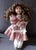 Charming Vintage Porcelain Doll - 42cm, 20th Century, Pretty in Pink For Sale - Image 10 of 10
