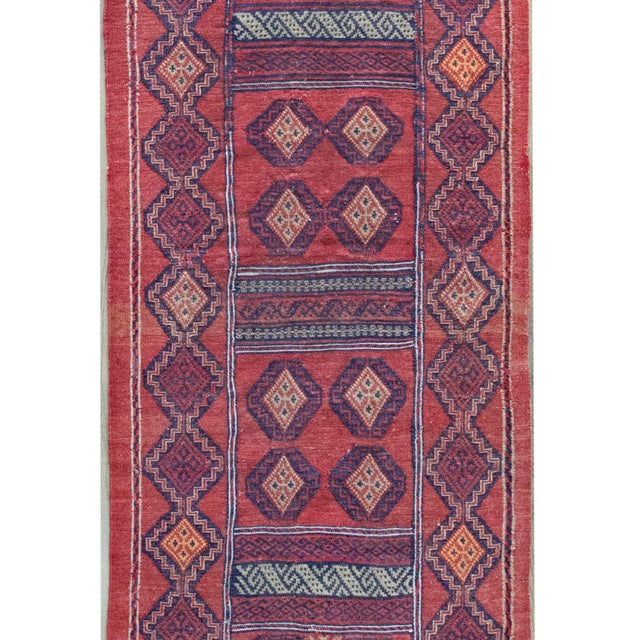 Early 20th Century Afghani Sumac Rug For Sale In Chicago - Image 6 of 15