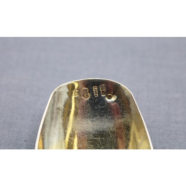 C. 1908-1917 84 Zolotniks Russian Tea Caddy Spoon by Sergey Shishkin For Sale - Image 4 of 6