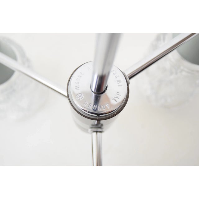 Mid-Century Chandelier from Drukov, 1960s For Sale - Image 9 of 10