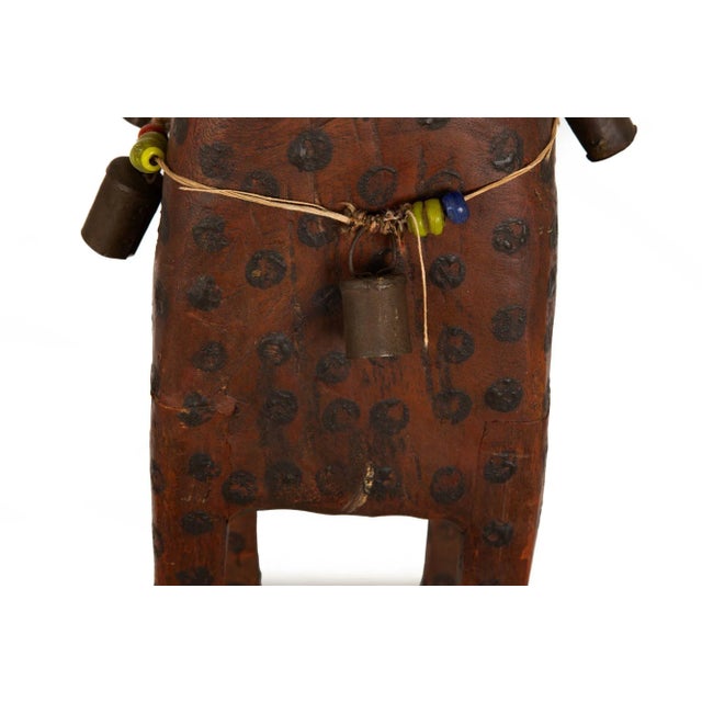 Rare American Folk Art Painted Carved Giraffe Sculpture, Pennsylvania Ca. 1850 For Sale - Image 16 of 18