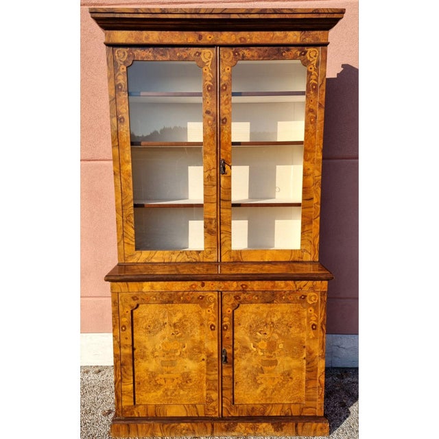 Mobile Living Room Bookcase Inlaid with Briarwood For Sale - Image 11 of 11