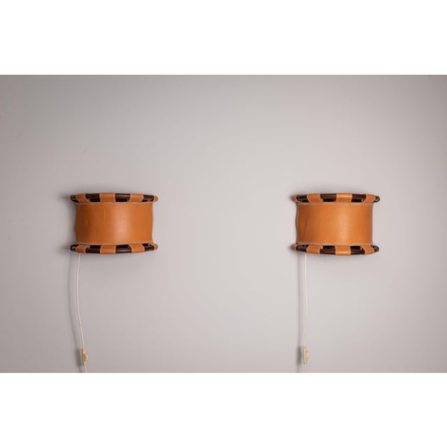 Vintage Wall Lamps by Anna Ehrner for Ateljé Lyktan, 1970s, Set of 2 For Sale - Image 3 of 15