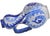 Ceramic Mid 20th Century Handcrafted Blue Andalusian-Patterned Ceramic Vase W/ Handle For Sale - Image 7 of 8