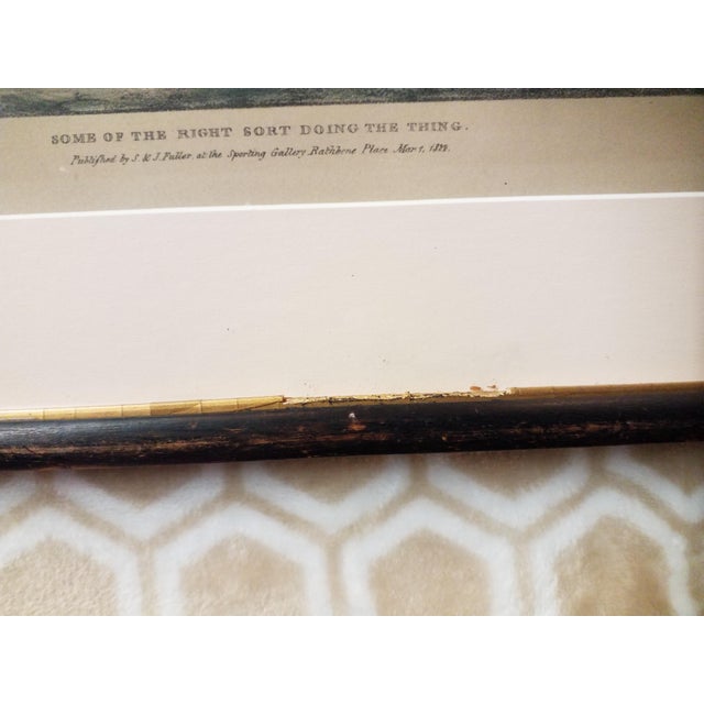 19th Century 1st Edition Alken Litho Some of the Right Sort Doing the Thing For Sale - Image 5 of 7