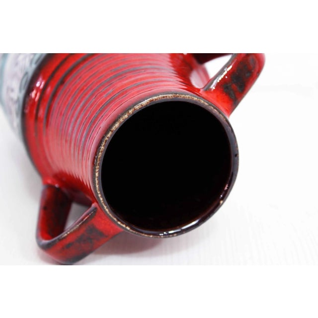 German Vase from Bay Keramik, 1960s For Sale - Image 9 of 11