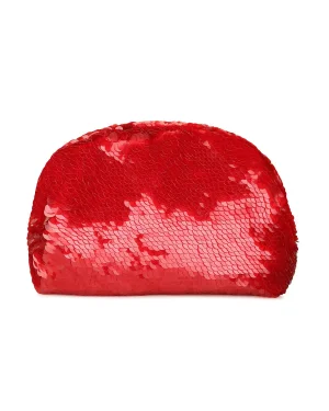 Rafe Red Sequin Aya Frame Clutch