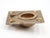 Recessed Brass Drawer Cabinet Flush Ring Pull For Sale - Image 4 of 5