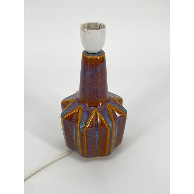 Glazed Ceramic Lamp Base by Einar Johansen for Søholm Stentøj, 1970s For Sale - Image 5 of 13