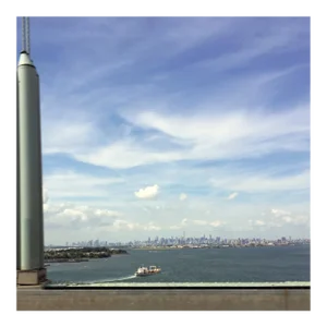 David Scharff "East River, 2017" Nyc Archival Color Photograph