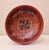A vintage Norwegian hand-painted wooden bowl dated 1983, decorated in a rosemaling-inspired folk-art style. The interior...