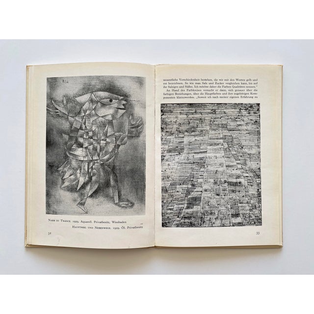 Paul Klee Vintage 1955 First Edition Lithograph Print Hardcover Mid Century Modernist Art Book For Sale - Image 16 of 18