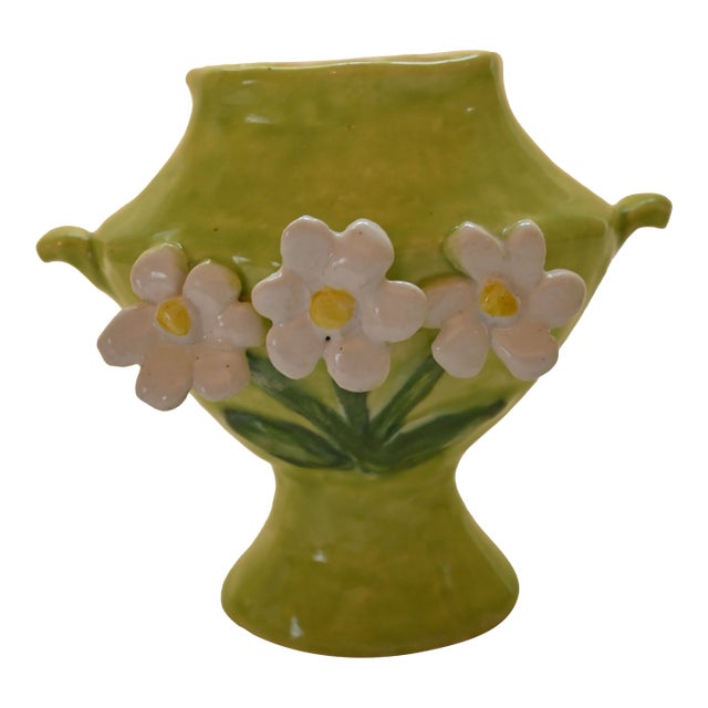 Dana Gibson Spill Vase With Daisies For Sale