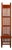 Frank Lloyd Wright Style Arts & Crafts Mahogany Monumental High Back Side Chair or Dining Chair For Sale