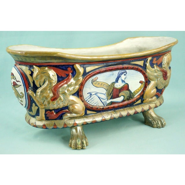 19th Century Lustre Majolica Ceramic Vase from Paolo Rubboli, Gualdo Tadino, Italy For Sale - Image 6 of 18