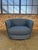 Swivel Barrel Lounge Chairs Attributed to Radnor For Sale In Chicago - Image 6 of 8