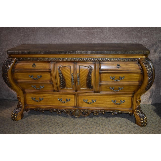 Collezione Europa Marble Top Tuscan Style Dresser Chairish