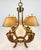 Mid-Century Modern 1970s Faux Horn & Brass Chandelier by Hart Associates Curated by Turtle and Crane - Karl Springer Style For Sale - Image 3 of 11