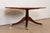 Baker Furniture Company Baker Furniture Style Georgian Banded Mahogany Pedestal Coffee Table For Sale - Image 4 of 9