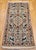 1900 - 1909 Vintage Persian Nain Area Rug, Hand-Knotted Wool & Silk, Floral Pattern, 2x4, Ivory & Blue For Sale - Image 5 of 13