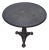 2012 Restoration Hardware 22" French Acanthus Iron Side Table For Sale