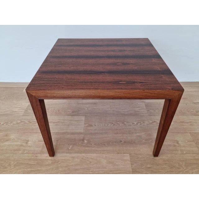 Severin Hansen Side Table attributed to Severin Hansen for Haslev, 1960s For Sale - Image 4 of 7