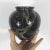 Stone Vintage Black Marble Stone Vase For Sale - Image 7 of 9