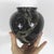 Stone Vintage Black Marble Stone Vase With Veining For Sale - Image 7 of 9