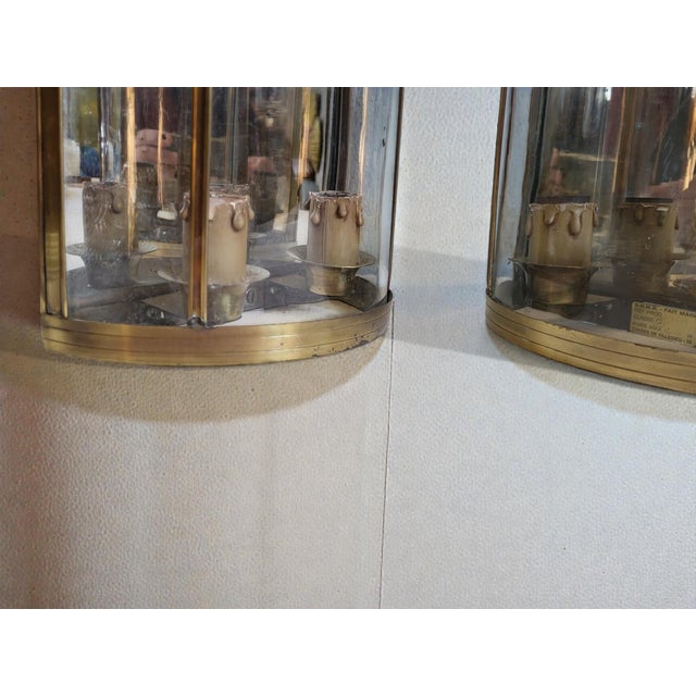 Napoleon III Style Wall Sconces in Copper, 1970s, Set of 2 For Sale - Image 3 of 10