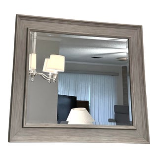 Coastal Sage Beveled Mirror For Sale