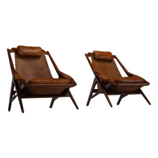Hunting Chairs by W.D. Andersag for Piacenza, Italy, 1959, Set of 2 For Sale