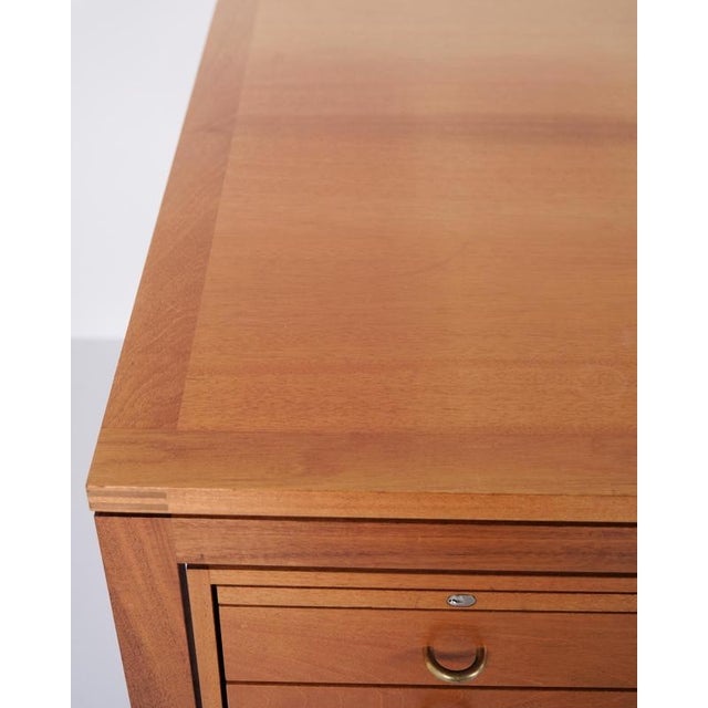 SM 76 Desk in Mahogany attributed to Christian Hvidt & Orla Mølgaard for Søborg Møbelfabrik, 1976 For Sale - Image 9 of 16