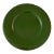 Set of 5 Gien France Green Charger Plates For Sale