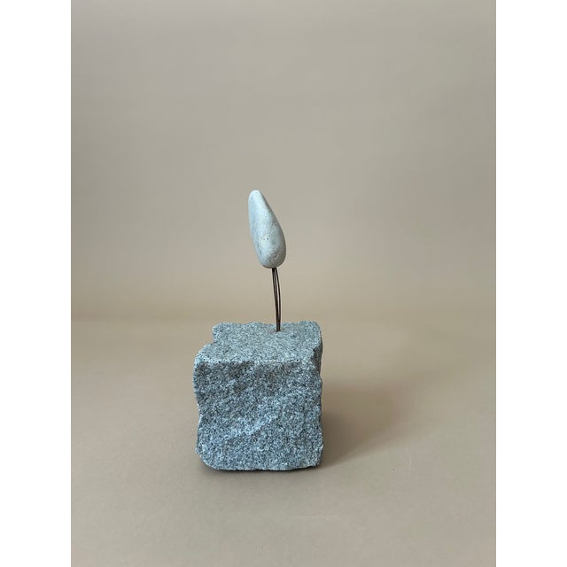 Contemporary Minimalist Stone Sculpture For Sale - Image 3 of 5